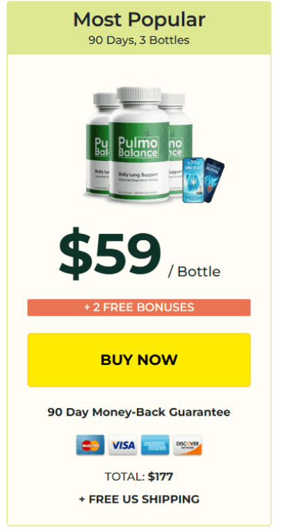 Pulmo Balance  price 3 bottle